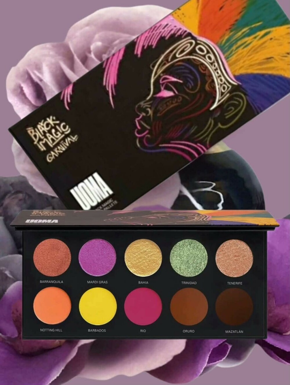 UOMA Beauty Black Magic CARNIVAL Palette LIMITED EDITION 10g *Brand New in Box
